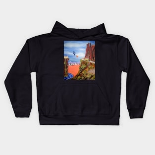 New Mexico Mountain Drive Kids Hoodie